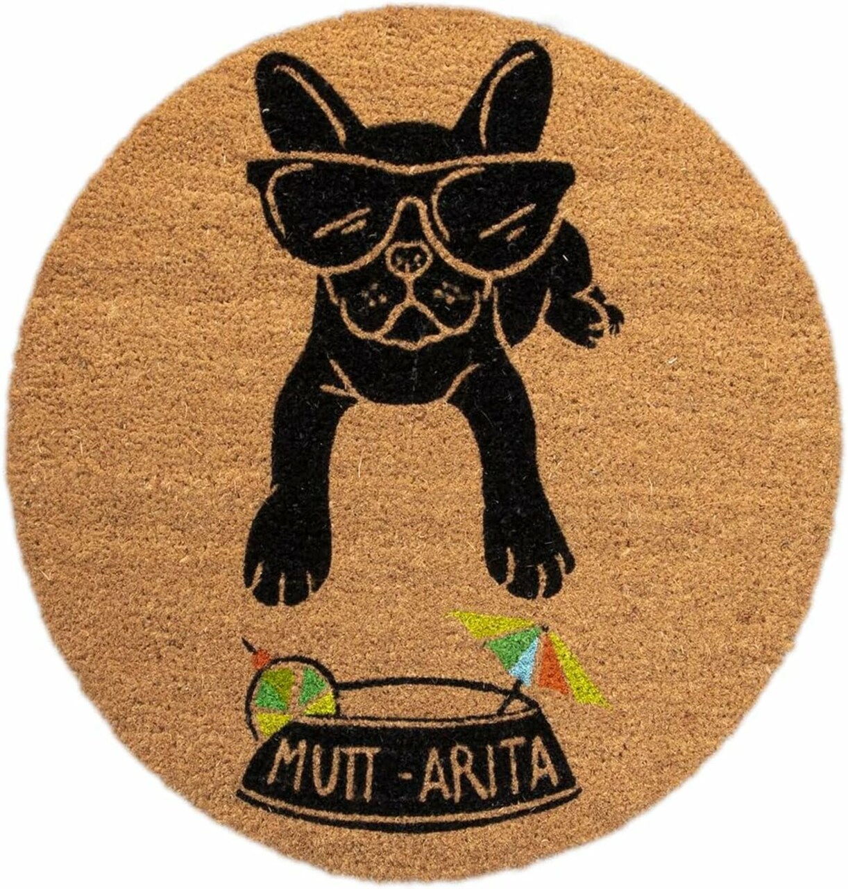 4 Cats & Dogs: Round Core Refill for 24 x 24" Convertible Entrance Mat, Muttarita